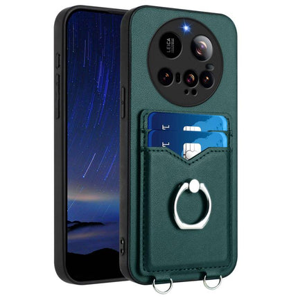 R20 Ring Card Holder Phone Case, For Xiaomi 15 Ultra, For Xiaomi Poco X7 Pro