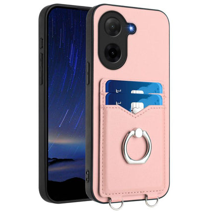 R20 Ring Card Holder Phone Case, For Redmi Turbo 4 Pro / Xiaomi Poco F7, For Redmi A5 4G 171.7mm / Xiaomi Poco C71