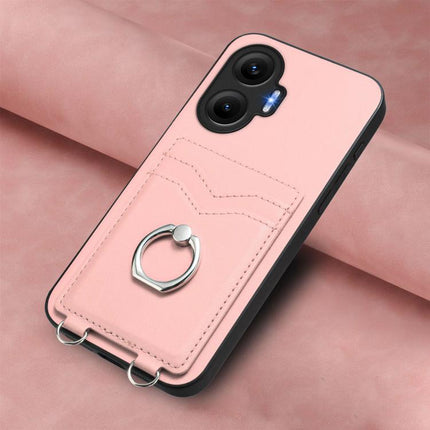 R20 Ring Card Holder Phone Case, For Redmi Turbo 4 Pro / Xiaomi Poco F7, For Redmi A5 4G 171.7mm / Xiaomi Poco C71