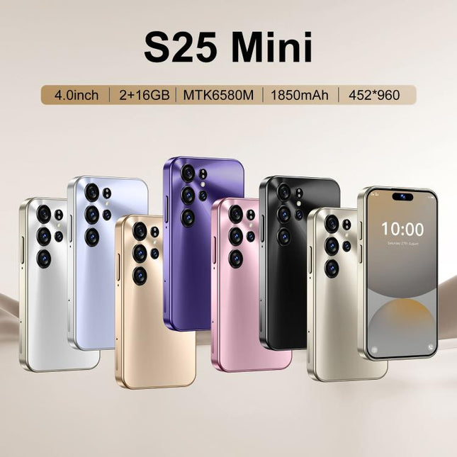 S25 Mini / ZKM10, 2GB+16GB, 4.0 inch Android 10 MTK6580M Quad Core, Network: 3G, Dual SIM