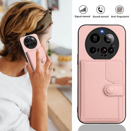Button Card Bag RFID Anti-theft Phone Case, For Xiaomi 15 Ultra, For Xiaomi Poco X7 Pro