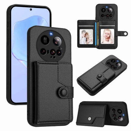 Button Card Bag RFID Anti-theft Phone Case, For Xiaomi 15 Ultra, For Xiaomi Poco X7 Pro
