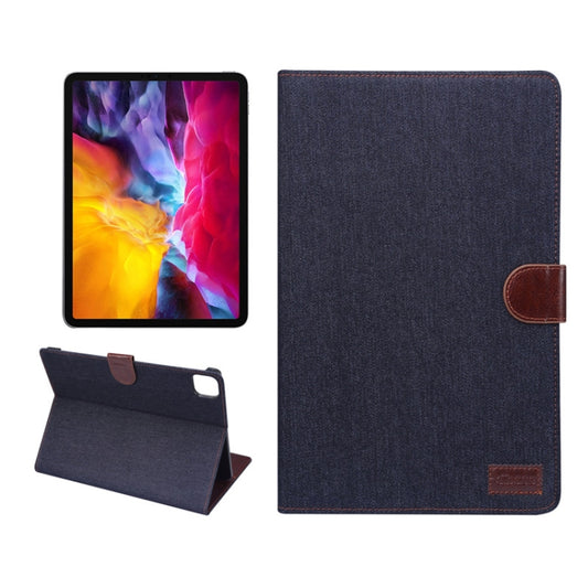 Denim Texture PC Horizontal Flip Leather Protective Case, with Holder & Card Slots & Wallet & Photo Frame & Sleep / Wake-up Function, For iPad Air 2022 / 2020 10.9