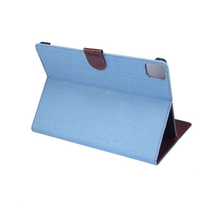 Denim Texture PC Horizontal Flip Leather Protective Case, with Holder & Card Slots & Wallet & Photo Frame & Sleep / Wake-up Function, For iPad Air 2022 / 2020 10.9