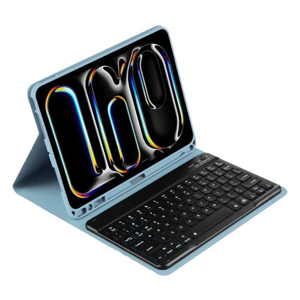 Colorful Backlight Bluetooth Keyboard Leather Tablet Case, For iPad Air 11 2024 / Air 11 2025, For iPad Air 5 / Air 4 10.9