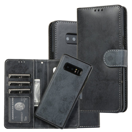 Retro 2 in 1 Detachable Magnetic Horizontal Flip TPU + PU Leather Case with Holder & Card Slots & Photo Frame & Wallet, For Samsung Galaxy Note8, For Samsung Galaxy Note9, For Samsung Galaxy Note10, For Samsung Galaxy Note10+