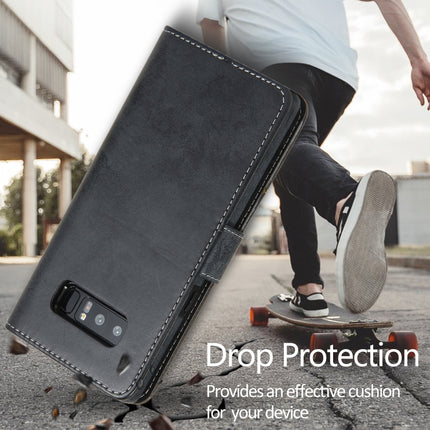 Retro 2 in 1 Detachable Magnetic Horizontal Flip TPU + PU Leather Case with Holder & Card Slots & Photo Frame & Wallet, For Samsung Galaxy Note8, For Samsung Galaxy Note9, For Samsung Galaxy Note10, For Samsung Galaxy Note10+