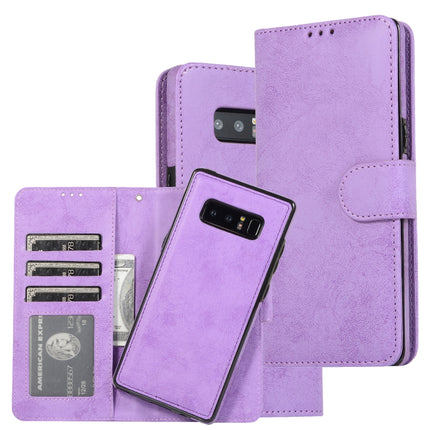 Retro 2 in 1 Detachable Magnetic Horizontal Flip TPU + PU Leather Case with Holder & Card Slots & Photo Frame & Wallet, For Samsung Galaxy Note8, For Samsung Galaxy Note9, For Samsung Galaxy Note10, For Samsung Galaxy Note10+