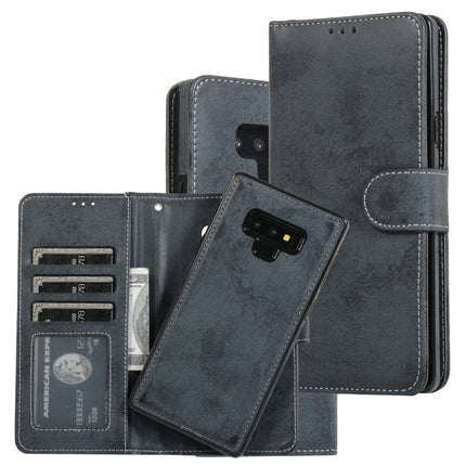 Retro 2 in 1 Detachable Magnetic Horizontal Flip TPU + PU Leather Case with Holder & Card Slots & Photo Frame & Wallet, For Samsung Galaxy Note8, For Samsung Galaxy Note9, For Samsung Galaxy Note10, For Samsung Galaxy Note10+