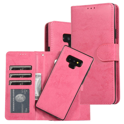 Retro 2 in 1 Detachable Magnetic Horizontal Flip TPU + PU Leather Case with Holder & Card Slots & Photo Frame & Wallet, For Samsung Galaxy Note8, For Samsung Galaxy Note9, For Samsung Galaxy Note10, For Samsung Galaxy Note10+