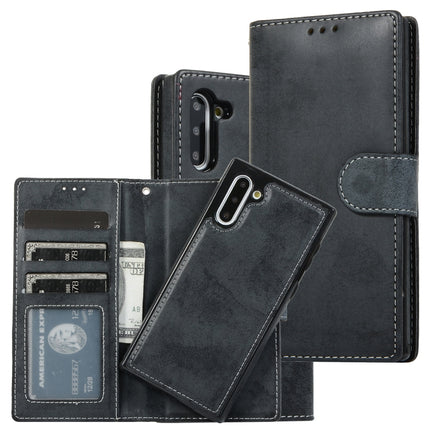 Retro 2 in 1 Detachable Magnetic Horizontal Flip TPU + PU Leather Case with Holder & Card Slots & Photo Frame & Wallet, For Samsung Galaxy Note8, For Samsung Galaxy Note9, For Samsung Galaxy Note10, For Samsung Galaxy Note10+