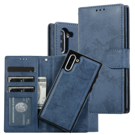 Retro 2 in 1 Detachable Magnetic Horizontal Flip TPU + PU Leather Case with Holder & Card Slots & Photo Frame & Wallet, For Samsung Galaxy Note8, For Samsung Galaxy Note9, For Samsung Galaxy Note10, For Samsung Galaxy Note10+