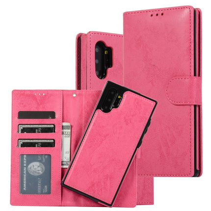 Retro 2 in 1 Detachable Magnetic Horizontal Flip TPU + PU Leather Case with Holder & Card Slots & Photo Frame & Wallet, For Samsung Galaxy Note8, For Samsung Galaxy Note9, For Samsung Galaxy Note10, For Samsung Galaxy Note10+