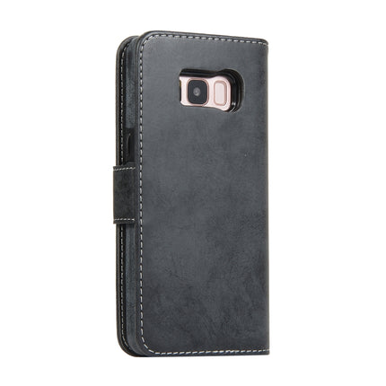 Retro 2 in 1 Detachable Magnetic Horizontal Flip TPU + PU Leather Case with Holder & Card Slots & Photo Frame & Wallet, For Samsung Galaxy S8, For Samsung Galaxy S8+, For Samsung Galaxy S9, For Samsung Galaxy S9+