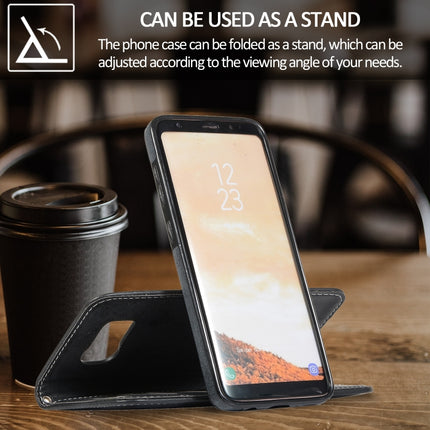 Retro 2 in 1 Detachable Magnetic Horizontal Flip TPU + PU Leather Case with Holder & Card Slots & Photo Frame & Wallet, For Samsung Galaxy S8, For Samsung Galaxy S8+, For Samsung Galaxy S9, For Samsung Galaxy S9+