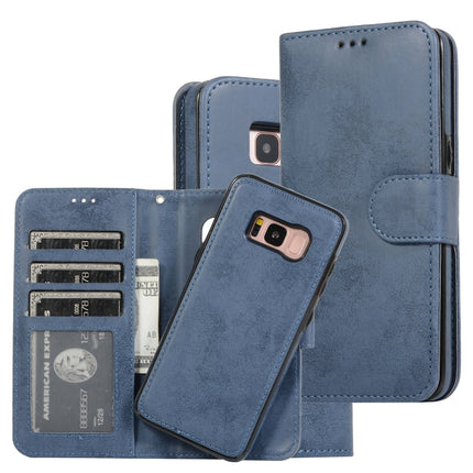 Retro 2 in 1 Detachable Magnetic Horizontal Flip TPU + PU Leather Case with Holder & Card Slots & Photo Frame & Wallet, For Samsung Galaxy S8, For Samsung Galaxy S8+, For Samsung Galaxy S9, For Samsung Galaxy S9+