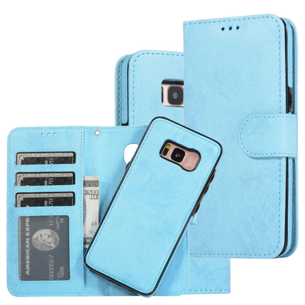 Retro 2 in 1 Detachable Magnetic Horizontal Flip TPU + PU Leather Case with Holder & Card Slots & Photo Frame & Wallet, For Samsung Galaxy S8, For Samsung Galaxy S8+, For Samsung Galaxy S9, For Samsung Galaxy S9+
