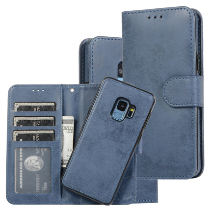 Retro 2 in 1 Detachable Magnetic Horizontal Flip TPU + PU Leather Case with Holder & Card Slots & Photo Frame & Wallet, For Samsung Galaxy S8, For Samsung Galaxy S8+, For Samsung Galaxy S9, For Samsung Galaxy S9+