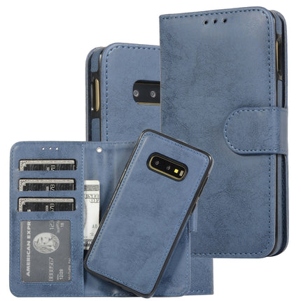 Retro 2 in 1 Detachable Magnetic Horizontal Flip TPU + PU Leather Case with Holder & Card Slots & Photo Frame & Wallet, For Samsung Galaxy S10, For Samsung Galaxy S10e, For Samsung Galaxy S10+, For Samsung Galaxy S20