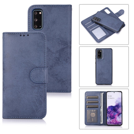 Retro 2 in 1 Detachable Magnetic Horizontal Flip TPU + PU Leather Case with Holder & Card Slots & Photo Frame & Wallet, For Samsung Galaxy S10, For Samsung Galaxy S10e, For Samsung Galaxy S10+, For Samsung Galaxy S20