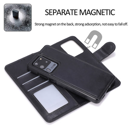 Retro 2 in 1 Detachable Magnetic Horizontal Flip TPU + PU Leather Case with Holder & Card Slots & Photo Frame & Wallet, For Samsung Galaxy S20+, For Samsung Galaxy S20 Ultra