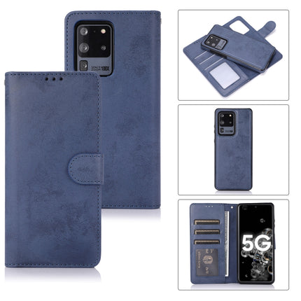 Retro 2 in 1 Detachable Magnetic Horizontal Flip TPU + PU Leather Case with Holder & Card Slots & Photo Frame & Wallet, For Samsung Galaxy S20+, For Samsung Galaxy S20 Ultra