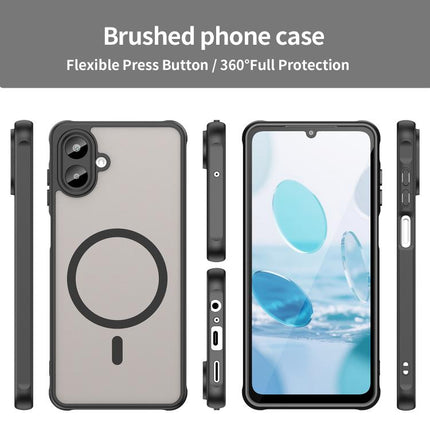 Fan Dun Series TPU Hybrid PC Frosted Magsafe Phone Case, For Galaxy A07 4G / A08 4G / 5G, For Samsung Galaxy A17 5G / A18 4G / 5G, For Samsung Galaxy A57 5G, For Samsung Galaxy A37 5G, For Galaxy A27 5G, For Samsung Galaxy A56 5G