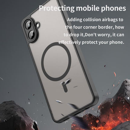 Fan Dun Series TPU Hybrid PC Frosted Magsafe Phone Case, For Galaxy A07 4G / A08 4G / 5G, For Samsung Galaxy A17 5G / A18 4G / 5G, For Samsung Galaxy A57 5G, For Samsung Galaxy A37 5G, For Galaxy A27 5G, For Samsung Galaxy A56 5G