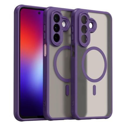 Fan Dun Series TPU Hybrid PC Frosted Magsafe Phone Case, For Galaxy A07 4G / A08 4G / 5G, For Samsung Galaxy A17 5G / A18 4G / 5G, For Samsung Galaxy A57 5G, For Samsung Galaxy A37 5G, For Galaxy A27 5G, For Samsung Galaxy A56 5G
