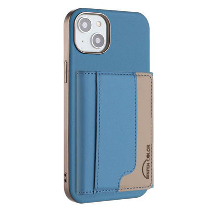 Colour Matching Horizontal Magnetic Card Bag RFID MagSafe Phone Case, For iPhone 15 Pro Max, For iPhone 15 Pro, For iPhone 15 Plus, For iPhone 15