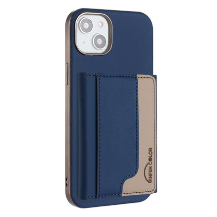Colour Matching Horizontal Magnetic Card Bag RFID MagSafe Phone Case, For iPhone 15 Pro Max, For iPhone 15 Pro, For iPhone 15 Plus, For iPhone 15