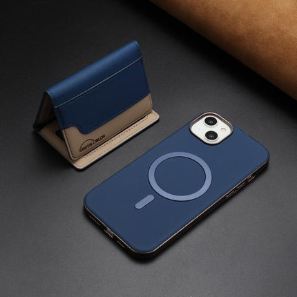 Colour Matching Horizontal Magnetic Card Bag RFID MagSafe Phone Case, For iPhone 14 Plus, For iPhone 14, For iPhone 14 Pro, For iPhone 14 Pro Max