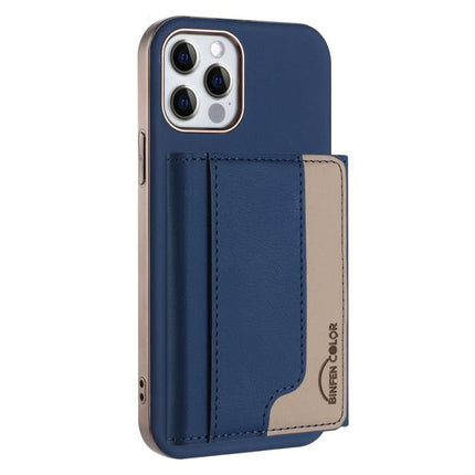 Colour Matching Horizontal Magnetic Card Bag RFID MagSafe Phone Case, For iPhone 13 Pro Max, For iPhone 13 Pro, For iPhone 13, For iPhone 12 / 12 Pro