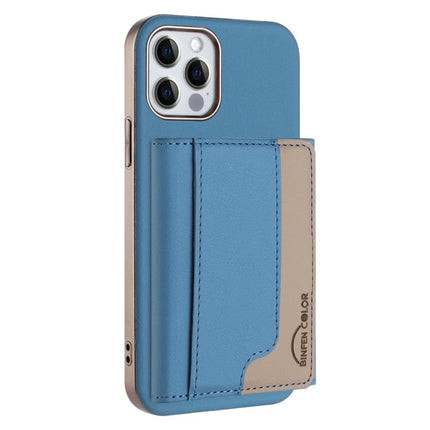 Colour Matching Horizontal Magnetic Card Bag RFID MagSafe Phone Case, For iPhone 13 Pro Max, For iPhone 13 Pro, For iPhone 13, For iPhone 12 / 12 Pro