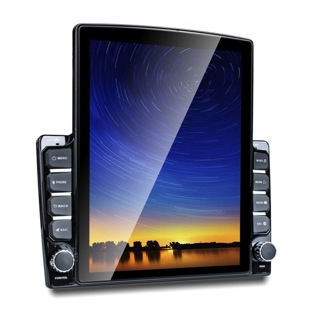 9.7 inch Vertical Screen 2.5D Glass Car Android Universal Player Navigator MP5 Integrated Machine Support Phone Link / GPS / FM / Steering Wheel Control, 1GB+32GB