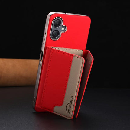 Colour Matching Horizontal Magnetic Card Bag RFID MagSafe Phone Case, For Samsung Galaxy A06, For Samsung Galaxy A56, For Samsung Galaxy A26, For Samsung Galaxy A36