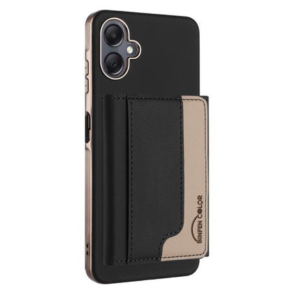 Colour Matching Horizontal Magnetic Card Bag RFID MagSafe Phone Case, For Samsung Galaxy A06, For Samsung Galaxy A56, For Samsung Galaxy A26, For Samsung Galaxy A36