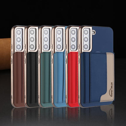Colour Matching Horizontal Magnetic Card Bag RFID MagSafe Phone Case, For Samsung Galaxy S23+ 5G, For Samsung Galaxy S23 5G, For Samsung Galaxy S22 Ultra 5G, For Samsung Galaxy S22+ 5G