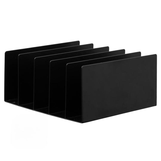 Five-grid Envelope Notepad Metal Storage Rack Mail Envelope Sorting Desktop Organizer, YH017