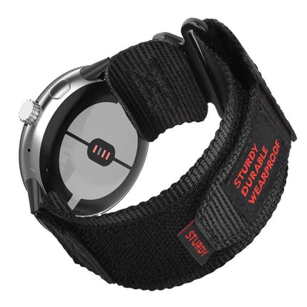 xDfind Quick Release Nylon Hook And Loop Fastener Buckle Watch Band, For Google Pixel Watch 4 / 3 45mm, For Google Pixel Watch 4 / 3 / 2 / 1 41mm