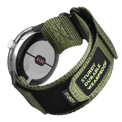 xDfind Quick Release Nylon Hook And Loop Fastener Buckle Watch Band, For Google Pixel Watch 4 / 3 45mm, For Google Pixel Watch 4 / 3 / 2 / 1 41mm