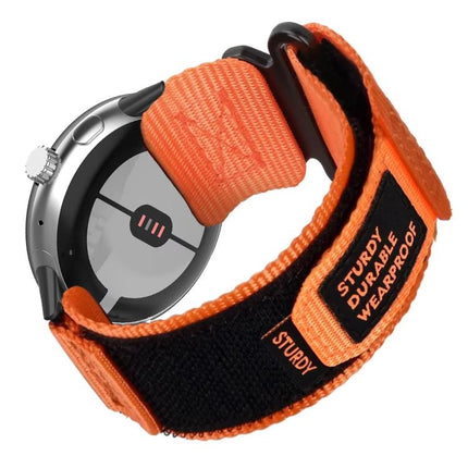 xDfind Quick Release Nylon Hook And Loop Fastener Buckle Watch Band, For Google Pixel Watch 4 / 3 45mm, For Google Pixel Watch 4 / 3 / 2 / 1 41mm