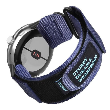 xDfind Quick Release Nylon Hook And Loop Fastener Buckle Watch Band, For Google Pixel Watch 4 / 3 45mm, For Google Pixel Watch 4 / 3 / 2 / 1 41mm