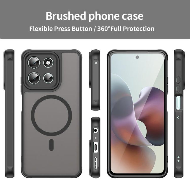 Fan Dun Series TPU Hybrid PC Frosted Magsafe Phone Case, For Motorola Moto G66j 5G, For Motorola Moto G86 5G, For Motorola Moto G56 5G, For Motorola Edge 60 Pro, For Motorola Edge 60 Stylus, For Motorola Edge 5G 2025