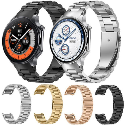 xDfind Three Beads Quick Release Metal Watch Band, For OPPO Watch X2 / X, For OPPO Watch SE / Watch 3