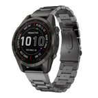 For Garmin Fenix 8/7S/6S/5S 20mm / Black
