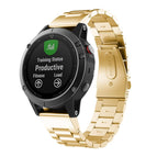 For Garmin Fenix 8/7/6/5 22mm / Gold