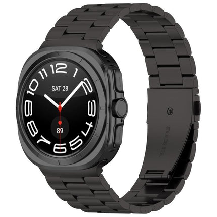 xDfind Three Beads Metal Watch Band, For Samsung Galaxy Watch Ultra 47mm, For Samsung Galaxy Watch 7 / FE / 6 / 5 / 4, For Samsung Galaxy Fit3