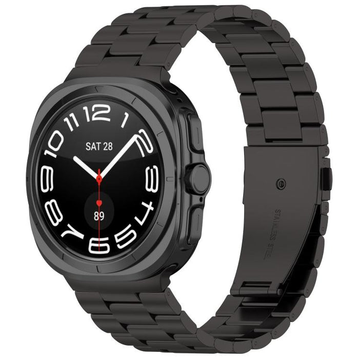 xDfind Three Beads Metal Watch Band, For Galaxy Watch Ultra2 2026 / 2025 / 1 2024, For Samsung Galaxy Watch 7 / FE / 6 / 5 / 4, For Samsung Galaxy Fit3