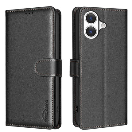 Litchi Texture RFID Anti-theft Leather Phone Case, For iPhone 17 Pro Max, For iPhone 17 Pro, For iPhone 17, For iPhone Air